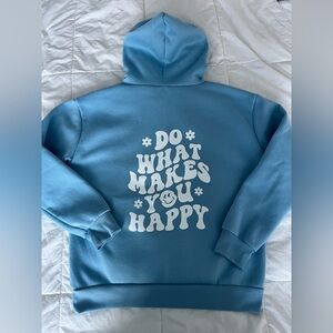 WOMENS BLUE SWEATSHIRT SIZE SMALL